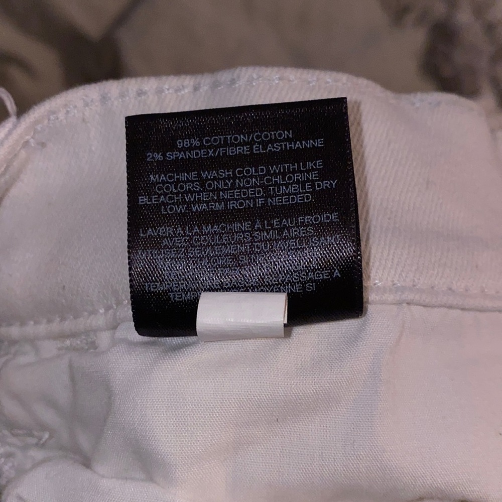Express White Ripped Jeans - Picture 7 of 7